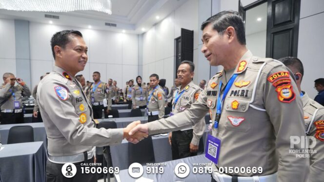 
					Rakernis Gakkum 2025: Korlantas Fokus Perkuat Sinergi dan Inovasi Layanan Lalu Lintas