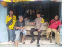 Bhabinkamtibmas Sambang Warga RW 04 Galur, Tingkatkan Deteksi Dini Kamtibmas