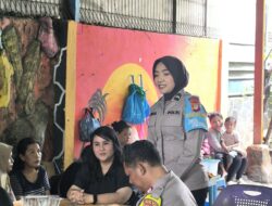 Polwan Jaga Jakarta Gelar Penyuluhan Perlindungan Perempuan dan Anak di Kebon Kelapa, Gambir