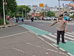 Patko 1011 Kawal Kelancaran Pagi di TL Biak, Kehadiran Polisi Disambut Warga
