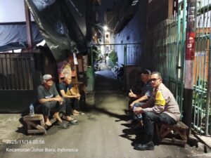 Sambang Dialogis Bhabinkamtibmas, Pembinaan Ormas di Wilayah Kel Kampung Rawa
