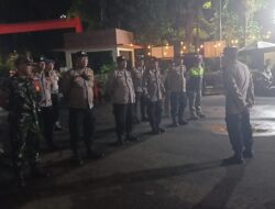 Apel Patroli Tiga Pilar Menteng Mantapkan Cipta Kondisi Cegah Gangguan Kamtibmas