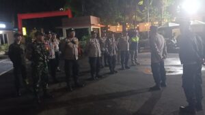 Apel Patroli Tiga Pilar Menteng Mantapkan Cipta Kondisi Cegah Gangguan Kamtibmas