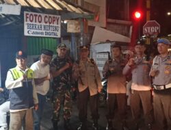 Patroli Tiga Pilar Menteng Amankan Menteng Tenggulun Di Malam Hari
