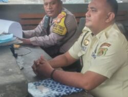 Antisipasi Kejahatan, Bhabinkamtibmas Beri Himbauan Kamtibmas ke Keamanan Indogrosir