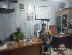 Bhabinkamtibmas Galur Sambang Pos Kamling RW 06, Lakukan Cooling System untuk Jaga Kamtibmas