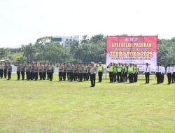 Polres Labusel Gelar Apel Operasi Zebra Toba 2025, Tegaskan Profesionalisme dan Humanisme di Jalan Raya