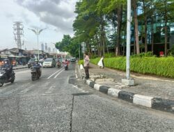 Polri Tertibkan Arus Pagi di TL Penjernihan Raya