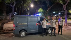 Patroli Dini Hari! Polisi Kemayoran Sisir Lokasi Rawan Tekan Aksi Kriminal