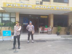 Apel Pagi Jam Pimpinan Kapolsek Johar Baru, Tekankan Disiplin dan Kebersihan Mako