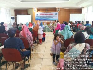 Bhabinkamtibmas Hadiri Rembuk Stunting Kelurahan Kampung Rawa, Perkuat Sinergi Tekan Angka Stunting