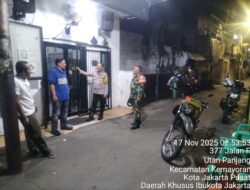 Bhabinkamtibmas Utan Panjang Turun ke Lapangan, Awasi Keamanan dan Aktivitas Warga Dini Hari