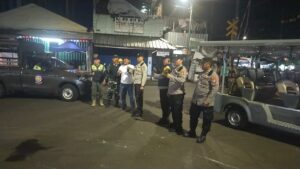Patroli Tiga Pilar Menteng Solid Kawal Batas Kota Tetap Aman Kondusif
