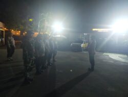 Apel Cipta Kondisi Patroli Tiga Pilar Menteng Perkuat Keamanan Malam Cegah Guankamtibmas
