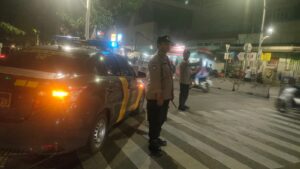 Patko 1041 Kawal Malam Sabang, Polri Tegakkan Keamanan di Jantung Menteng