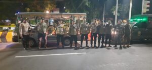 Bersama Tiga Pilar Menteng Sisir Jalan Teuku Umar, Menteng Tetap Aman Kondusif