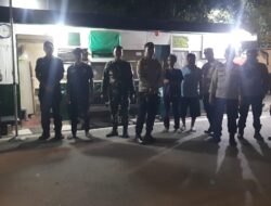 Sinergi Patroli Tiga Pilar Menteng Sisir Jalan Kudus, Ciptakan Menteng Tetap Aman