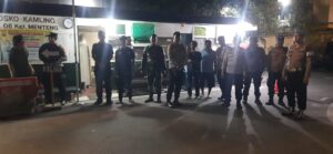 Sinergi Patroli Tiga Pilar Menteng Sisir Jalan Kudus, Ciptakan Menteng Tetap Aman