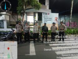 Patroli Cipta Kondisi Polsek Johar Baru Antisipasi Gangguan Keamanan Dini Hari