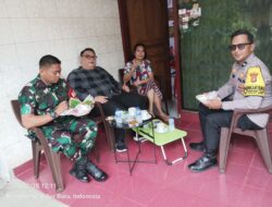 Bhabinkamtibmas dan Babinsa Patroli dan Sambang Lingkungan, Tekankan Waspada Curanmor di Kampung Rawa