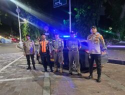 Patko 1041 Kawal Malam di Taman Suropati: Wujud Kehadiran Polri Jaga Menteng Kondusif