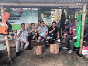 Bhabinkamtibmas Pegangsaan Ajak Warga Jalan Borobudur Perkuat Kamtibmas Cegah Kejahatan