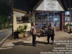 Wilayah Kenari Dipatroli Ketat, Polsek Senen Fokuskan Antisipasi Gangguan Kamtibmas