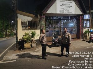 Wilayah Kenari Dipatroli Ketat, Polsek Senen Fokuskan Antisipasi Gangguan Kamtibmas