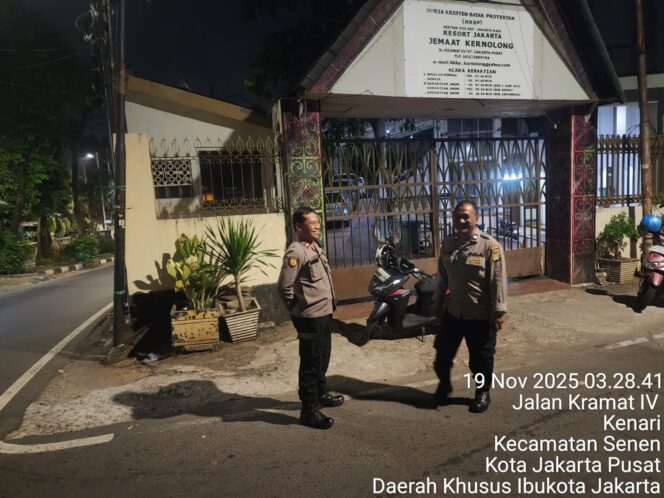
					Wilayah Kenari Dipatroli Ketat, Polsek Senen Fokuskan Antisipasi Gangguan Kamtibmas