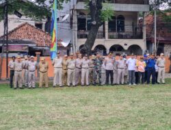 Jaga Jakarta, Tiga Pilar Tanah Abang Hadir Gelar Apel dan Simulasi Kesiapsiagaan Menghadapi Musim Penghujan