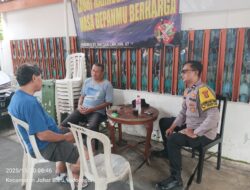 Bhabinkamtibmas Kampung Rawa Lakukan Patroli dan Sambang Warga RT04/RW07