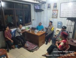 Bhabinkamtibmas Galur Sambangi Pos Kamling RW 06, Perkuat Komunikasi dan Deteksi Dini Kamtibmas