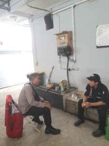 Bhabinkamtibmas Kartini Gencarkan Sambang di SPBU Pertamina