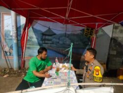 Bhabinkamtibmas Kebon Sirih Patroli Kolaboratif Jaga Kalipasir Dari Kerawanan Malam Hari