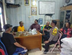 Bhabinkamtibmas Kelurahan Galur Sambangi Balai Warga RW 06, Perkuat Komunikasi dan Deteksi Dini Kamtibmas