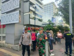 Simulasi Kebakaran di Menara Cakrawala, Polsek Menteng Pastikan Pengamanan Berjalan Kondusif