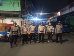 Patroli Cipta Kondisi, Polsek Johar Baru Tingkatkan Antisipasi Gangguan Kamtibmas Dini Hari