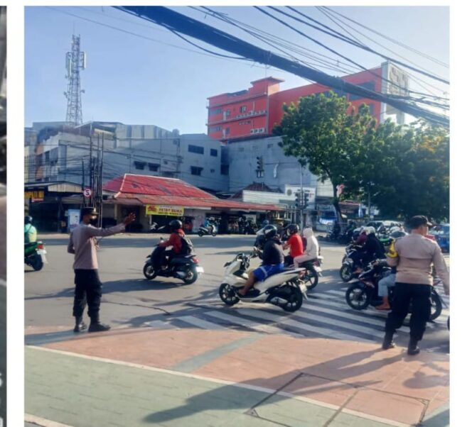 
					Pengaturan Lalu Lintas Pagi di TL Pecenongan, Arus Kendaraan Ramai Lancar