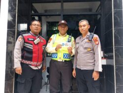Panit Samapta Sosialisasikan Patroli Sahabat Polisi Berbasis Barcode di Kemenag