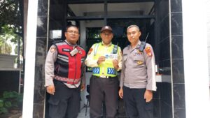 Panit Samapta Sosialisasikan Patroli Sahabat Polisi Berbasis Barcode di Kemenag
