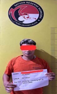 Pengedar Sabu Ditangkap Di Tanjung Medan, Barang Bukti 2,10 Gram Diamankan
