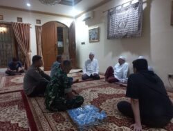 Bhabinkamtibmas dan Babinsa Kebon Kacang Silahturahmi Dengan Tokoh Masyarakat RW 06 dan Warga