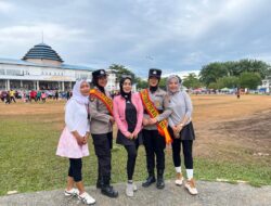 Polwan Labusel Gelar Patroli Humanis di Car Free Day Kotapinang, Warga Merasa Lebih Aman dan Nyaman