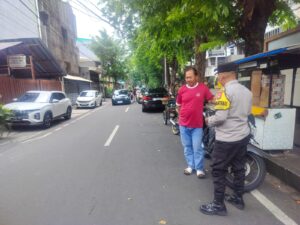 Bhabinkamtibmas Duri Pulo Gelar Patroli Kewilayahan, Ajak Warga Perkuat Kamtibmas