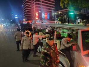 Patroli Tiga Pilar Kawal Bundaran HI, Menteng Aman Tanpa Gangguan Kamtibmas