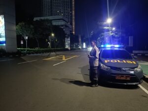 Patroli 1053 Malam Minggu Antisipasi Kawasan GBK Senayan, Ciptakan Suasana Kondusivitas
