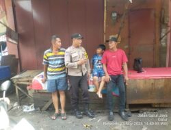 Bhabinkamtibmas Kelurahan Galur Sambang dan Cooling System di Sekitar Pasar Gembrong