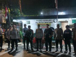 Patroli Bersama Tiga Pilar Menteng Perkuat Keamanan Malam Di Satkamling Jalan Kudus Menteng