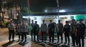 Patroli Bersama Tiga Pilar Menteng Perkuat Keamanan Malam Di Satkamling Jalan Kudus Menteng