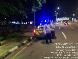 Polsek Sawah Besar Bubarkan Balap Liar di Gunung Sahari, Warga Nilai Langkah Polisi Tepat